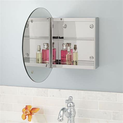 mirror cabinet stainless steel|recessed mirror cabinets for bathroom.